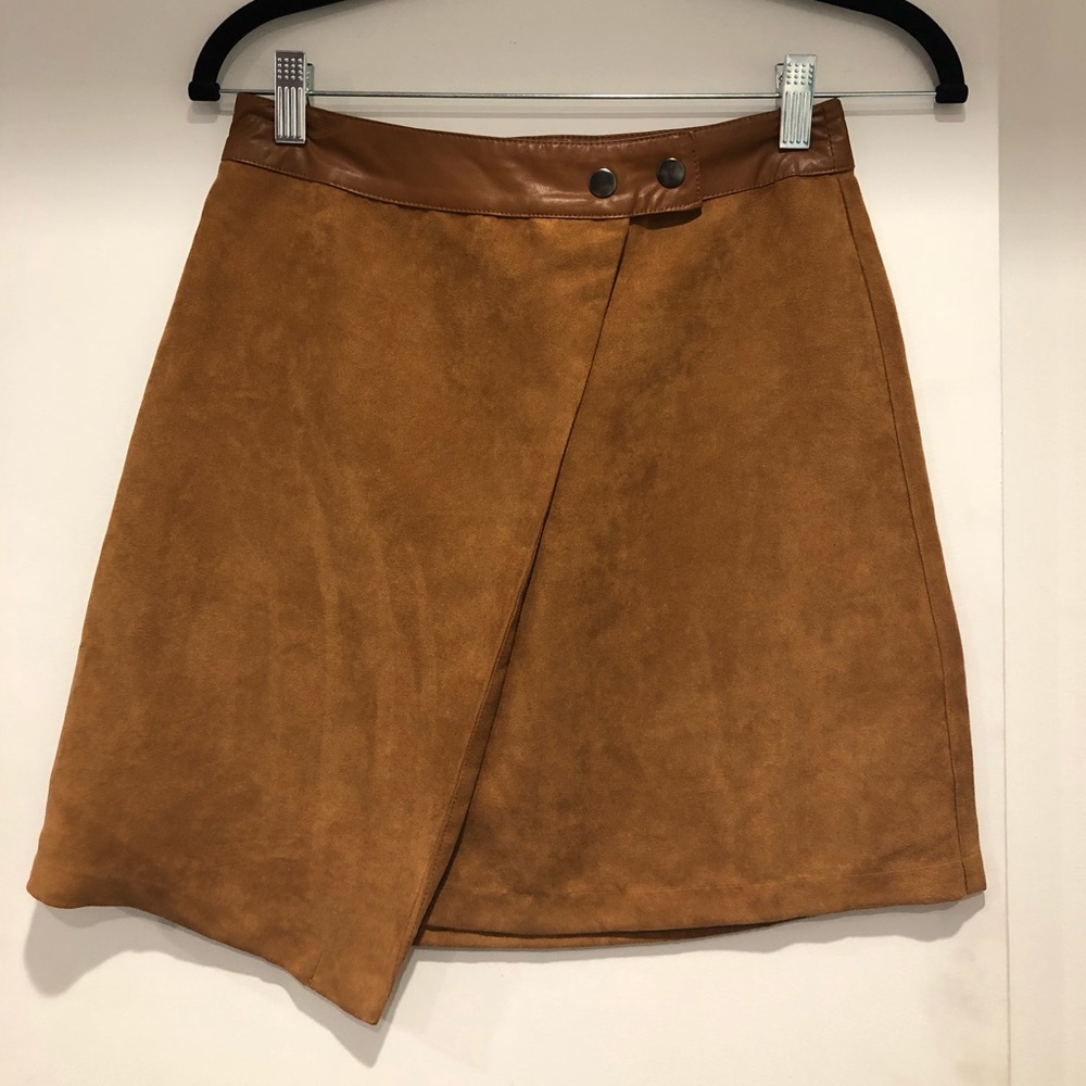 Charlotte Russe vegan leather skirt